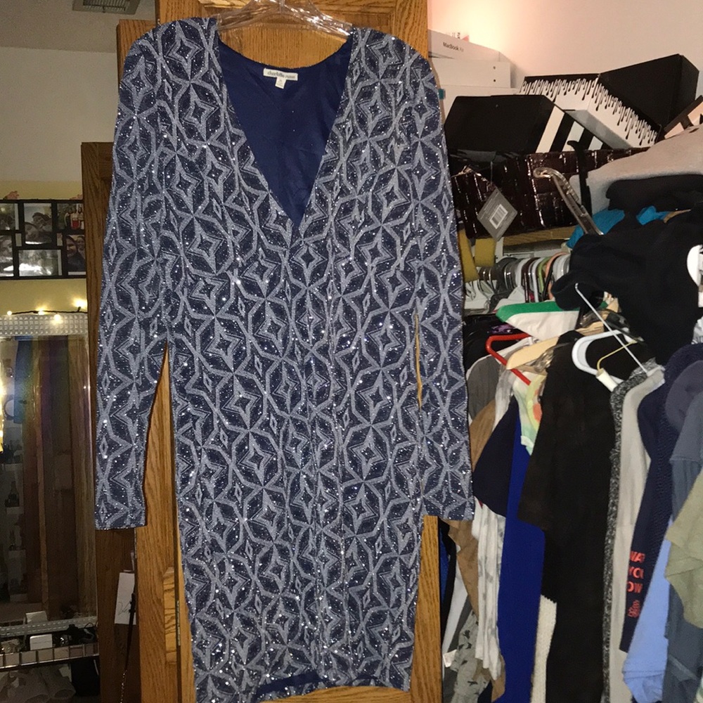 Sparkly form fitting dress